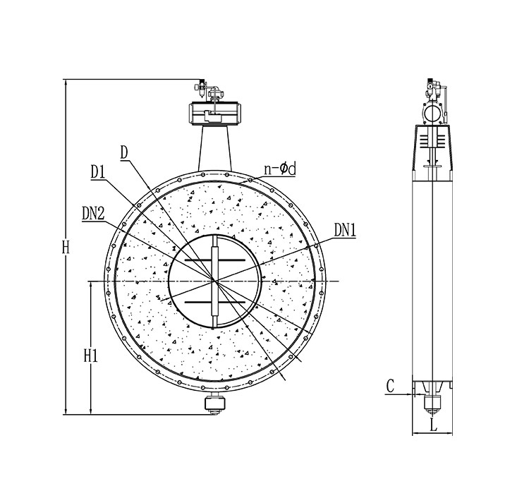 高溫閥門結構圖 高溫閥門結構圖